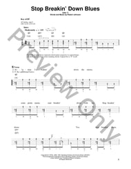 Stop Breakin' Down Blues Guitar and Fretted sheet music cover